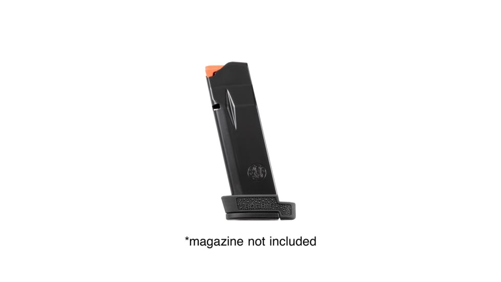 Hogue OverMolded Rubber Smith &amp; Wesson M&amp;P Bodyguard 2.0 .380, 12 Round Magazine Base Pad