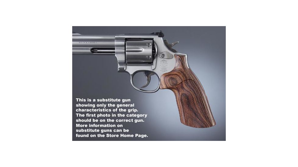 Hogue SP101 Kingwood No Finger Groove Checkered 81611