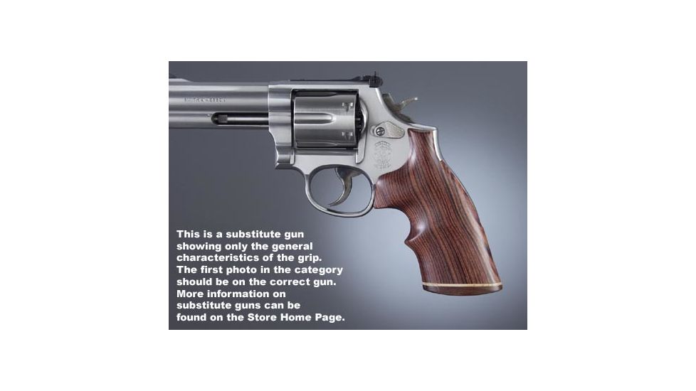 Hogue Detective Special, Kingwood Top Finger Groove, Stripe/Cap 48640