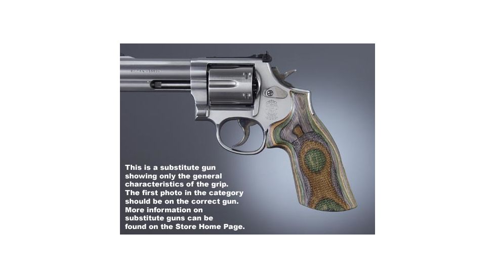 Hogue Blackhawk/Vaquero Lamo Camo No Finger Groove Checkered 83411