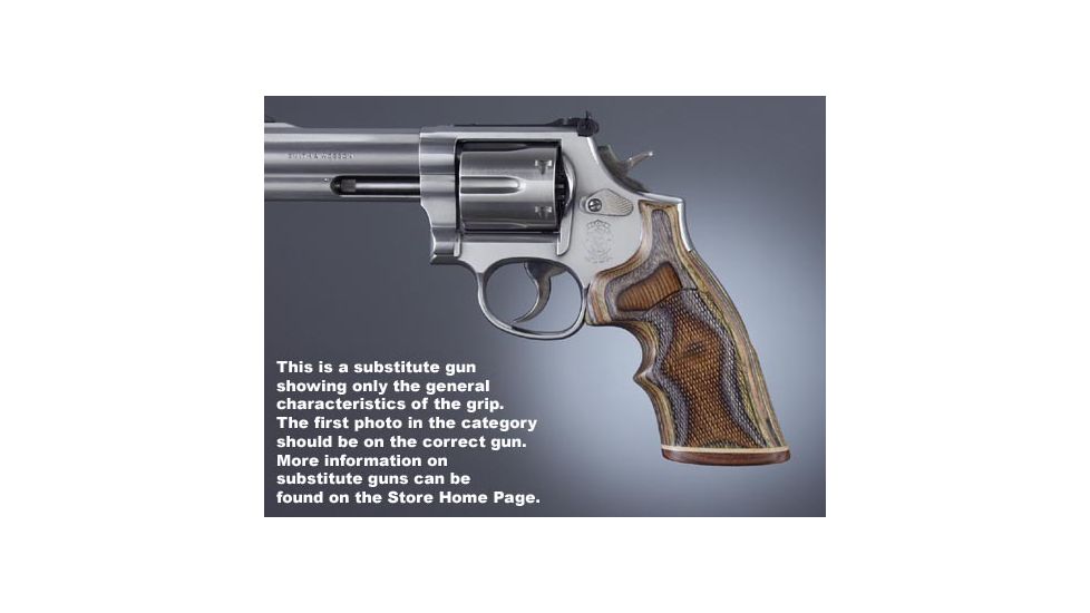 Hogue SP101 Lamo Camo No Finger Groove Big Butt Checkered 81441