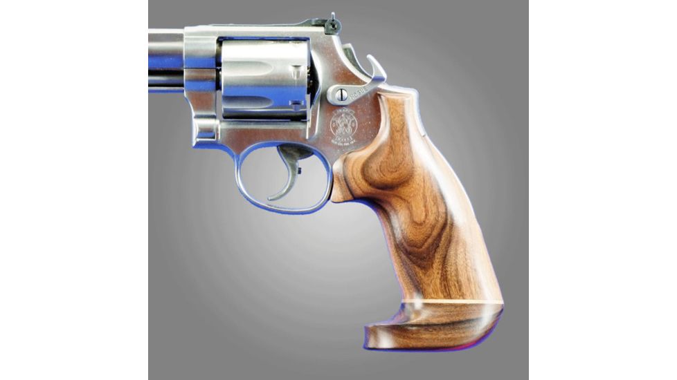 Hogue Dan Wesson Sm. Frame Pau Ferro No Finger Groove, Big Butt 57334
