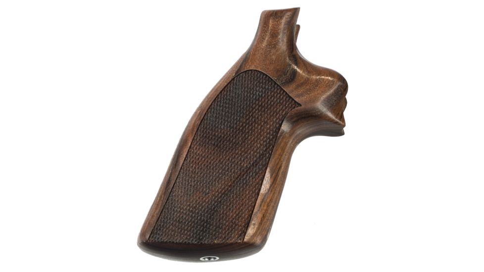 Hogue K or L Sq. Butt Pau Ferro No Finger Groove Checkered 10311