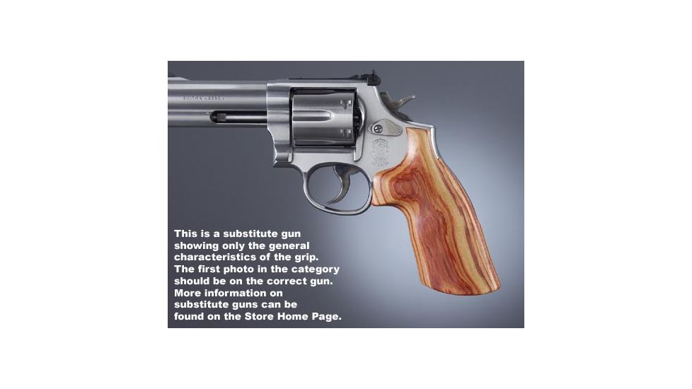 Hogue N Sq. Butt Tulipwood No Finger Groove 29710