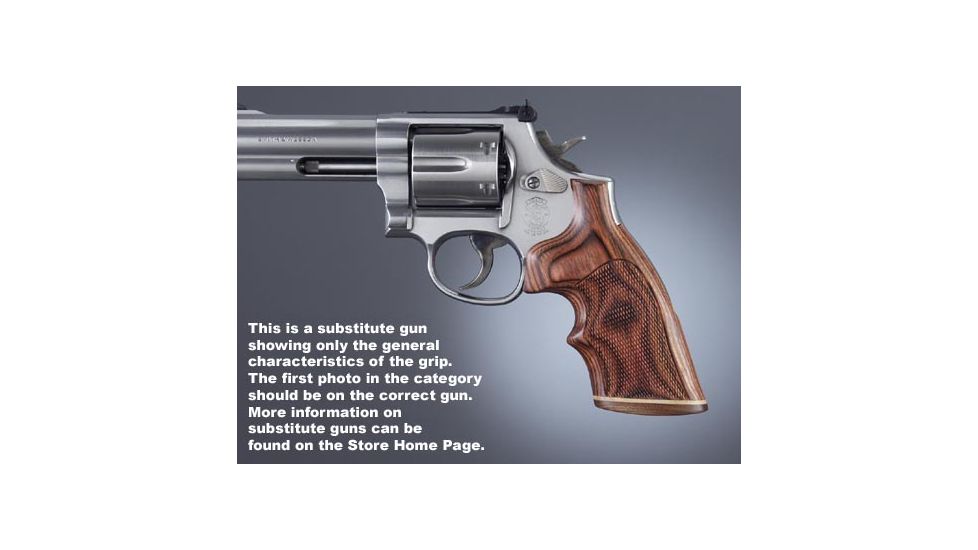 Hogue Taurus 85 Lamo Rose Top Finger Groove Stripe Cap Checkered 67541