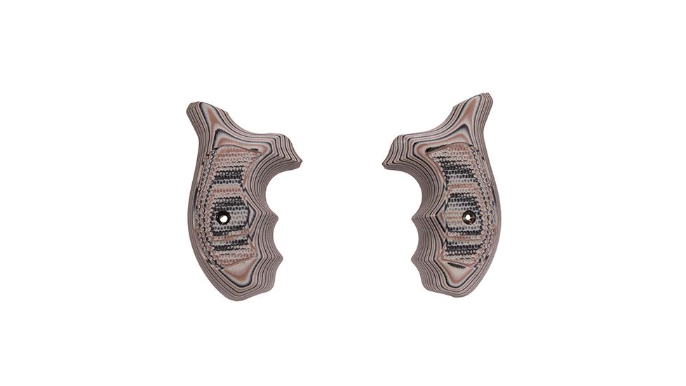 Hogue Kimber K6 Bantam Grip, Piranha, G10, Dark Earth, 41737