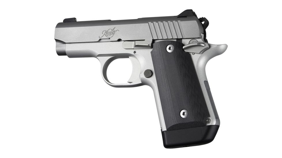 Hogue Kimber Micro 9 Ambidextrous Grip, Smooth, G10, Black, 39149