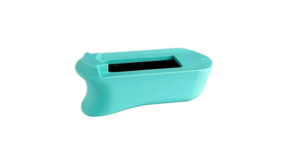 Hogue Kimber Micro 9 Rubber Magazine Extended Base Pad, Aqua, 39034