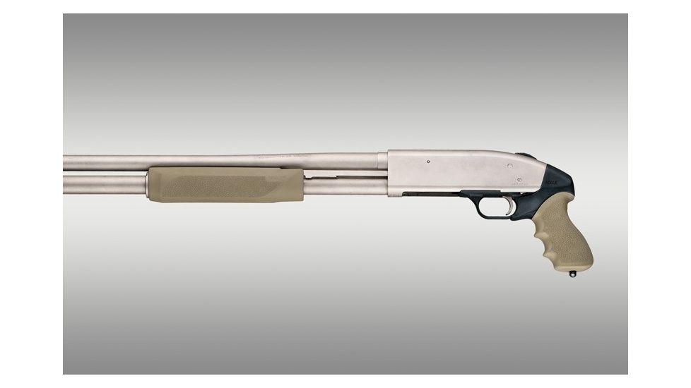 Hogue Mossberg 500 12 Gauge OverMolded Tamer Shotgun Pistol Grip and Forend 05315