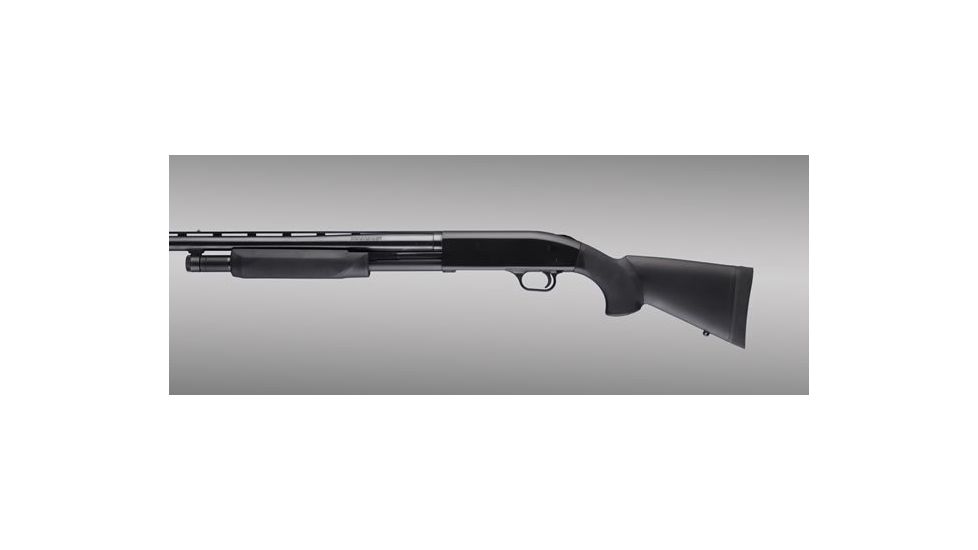 Hogue Mossberg 500 20 GA. OverMold Shotgun Stock kit w/ forend, 12in. L.O.P., Black 05037