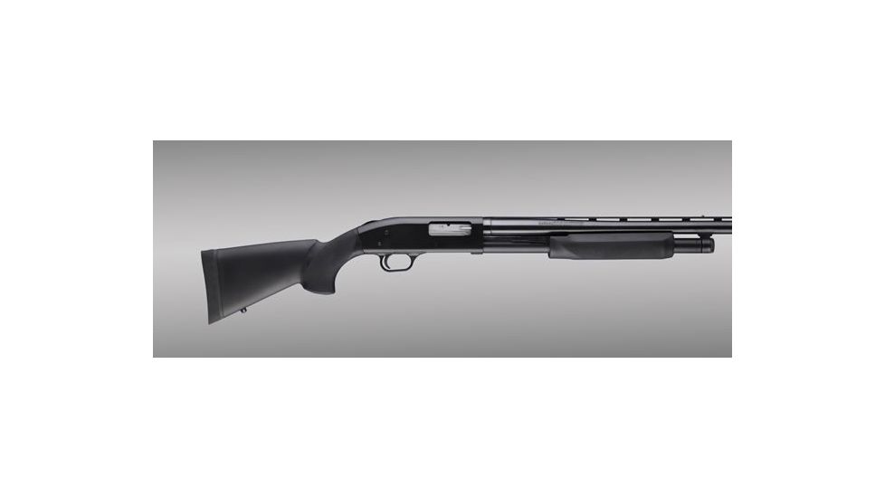 Hogue Mossberg 500 20 GA. OverMold Shotgun Stock kit w/ forend, 12in. L.O.P., Black 05037