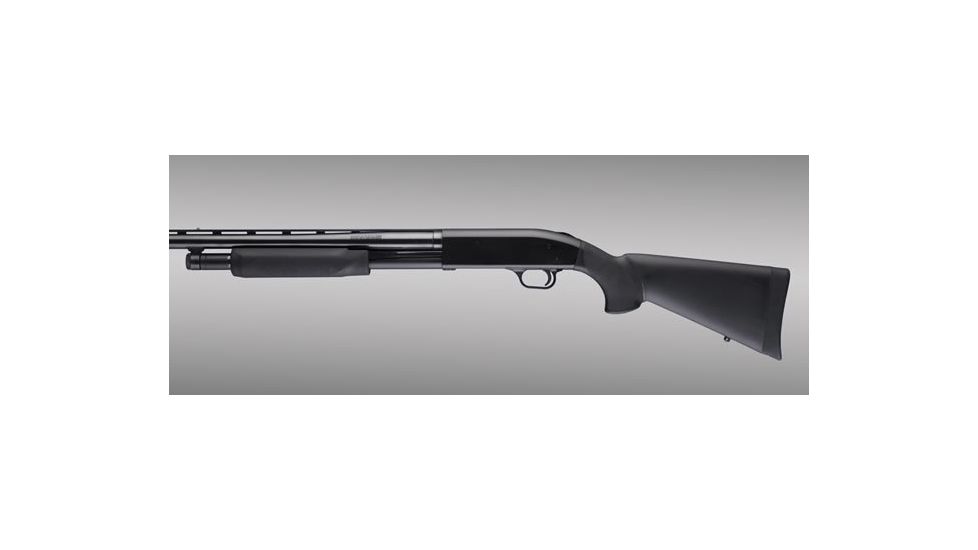 Hogue Mossberg 500 20 GA. OverMold Shotgun Stock kit w/ forend, Black 05017