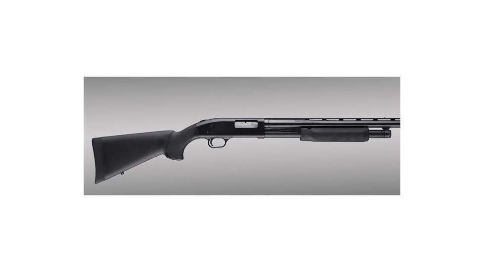 Hogue Mossberg 500 20 GA. OverMold Shotgun Stock kit w/ forend, Black 05017