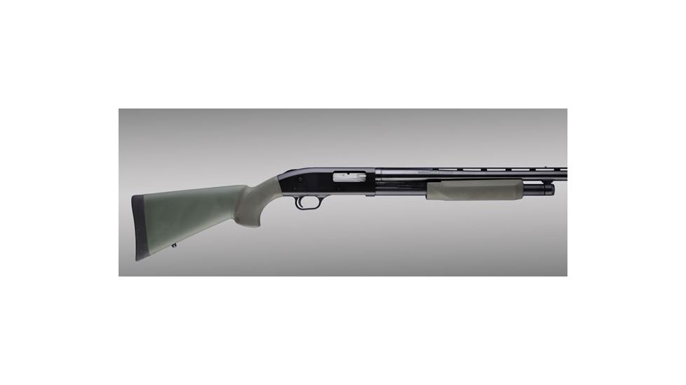 Hogue Mossberg 500 20 GA. OverMold Shotgun Stock kit w/ forend OD Green 05217
