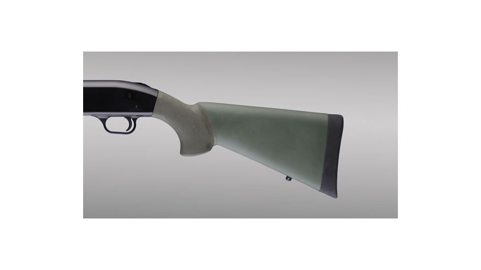 Hogue Mossberg 500 20 GA. OverMold Shotgun Stock kit w/ forend OD Green 05217
