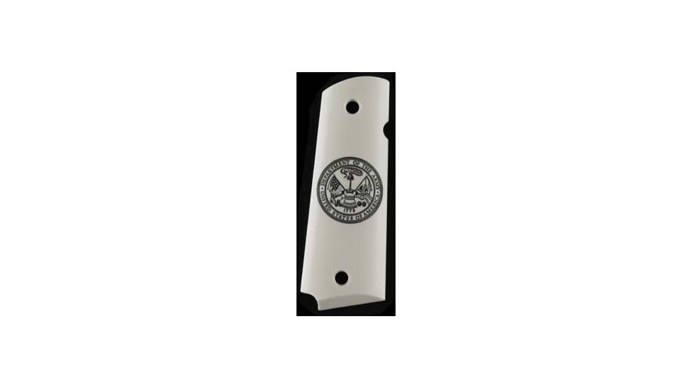 Hogue Officers Model Smooth Ivory Polymer - Custom Image Combination 43050