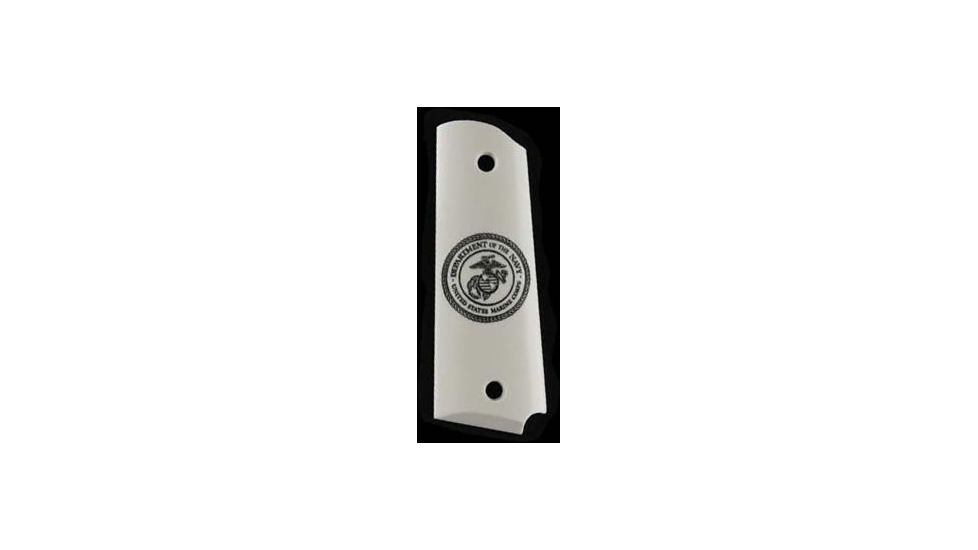 Hogue Officers Model Smooth Ivory Polymer - Custom Image Combination 43050