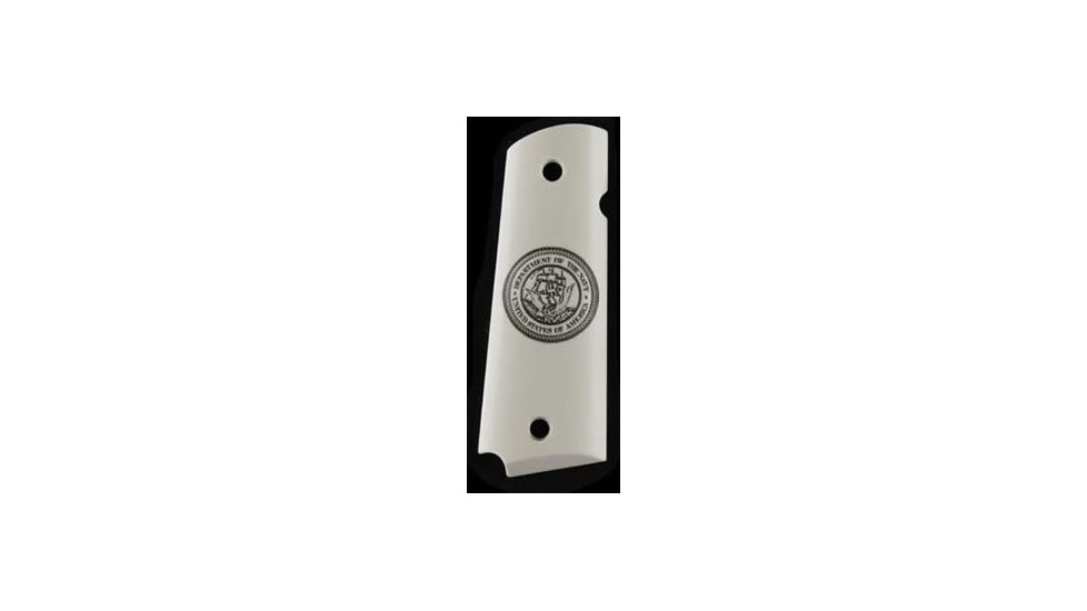 Hogue Officers Model Smooth Ivory Polymer - Custom Image Combination 43050