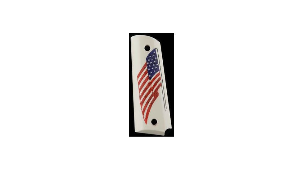 Hogue Officers Model Smooth Ivory Polymer - Custom Image Combination 43050