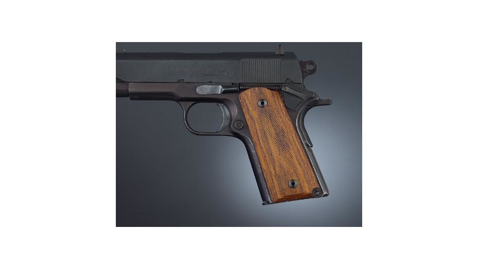 Hogue Officers Model Coco Bolo Ambi-Cut Checkered 43821