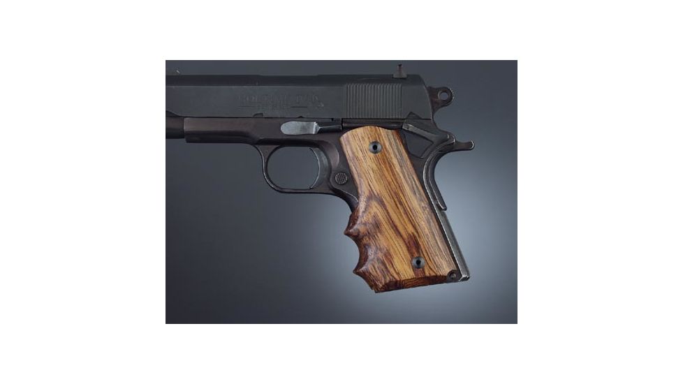 Hogue Officers Model Rosewood With Finger Groove 43900