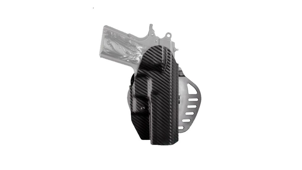 Hogue Powerspeed ARS Stage 1 CarbonFiber Weave Holster, C16, Commander 1911, Right Hand 174052