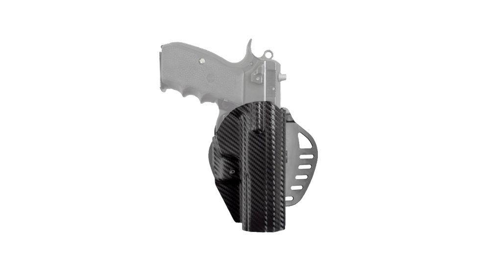 Hogue Powerspeed ARS Stage 1 CarbonFiber Weave Holster, C19, CZ-75, Right Hand 174056