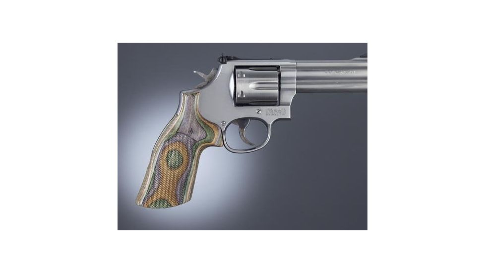 Hogue Redhawk Lamo Camo No Finger Groove Checkered 86411