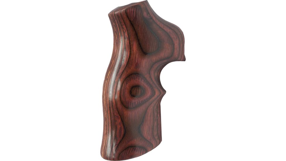 Hogue GP100/Super Redhawk Rose Lam. Top Finger Groove Grip 80550