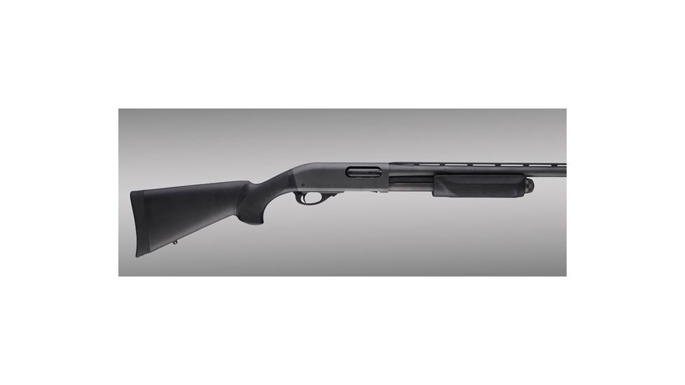 Hogue Remington 870 20 GA. OverMold Shotgun Stock kit w/ forend, Black, 08717
