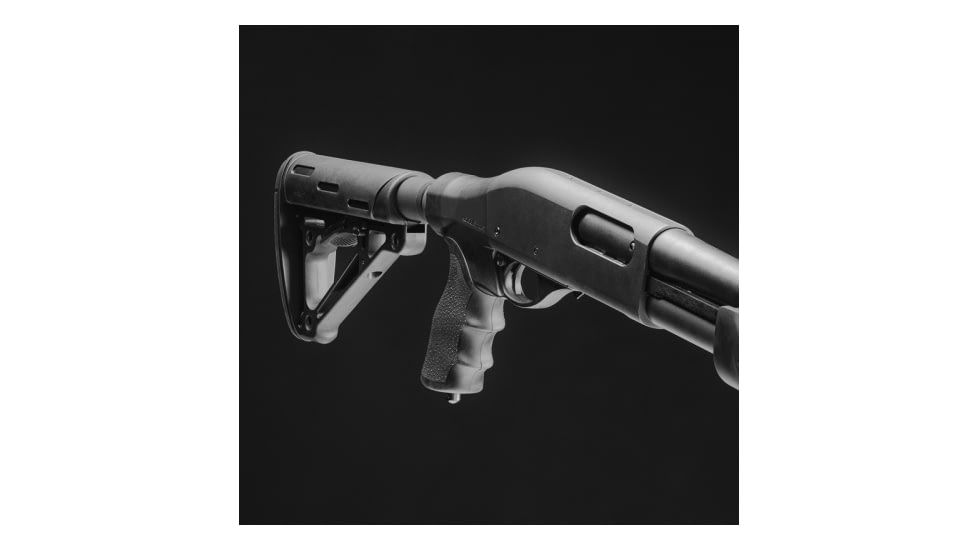 Hogue Remington 870 Buttstock Grip, Black, Standard, 08760