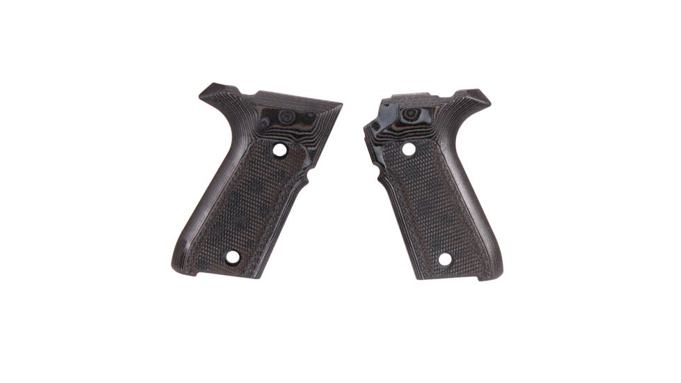 Hogue Rex Zero 1 Compact Grip, Checkered, G10 G-Mascus, Black/Grey, 93157