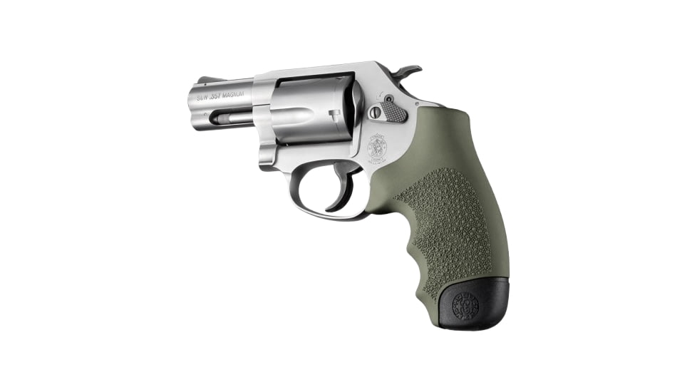 Hogue Round Butt Centennial/Metal Bodyguard Rubber Smith &amp; Wesson J-Frame Revolver Mono Revolver Grip