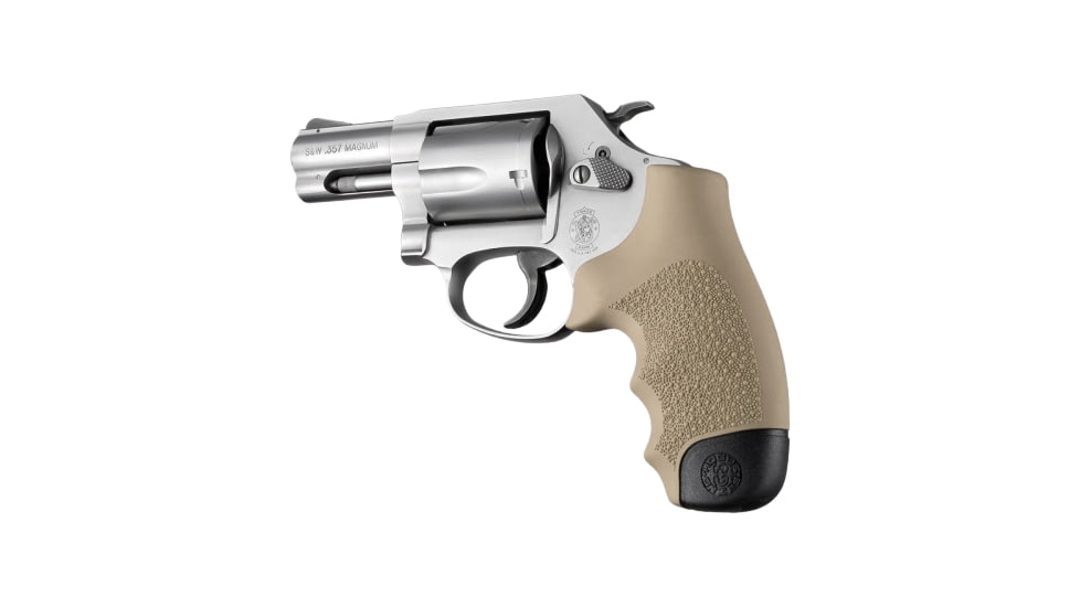 Hogue Round Butt Centennial/Metal Bodyguard Rubber Smith &amp; Wesson J-Frame Revolver Mono Revolver Grip