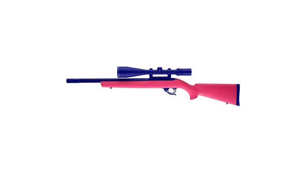 Hogue OverMolded Stock w/Standard Barrel Channel, Pink - Ruger 10/22 Ruger - 22700