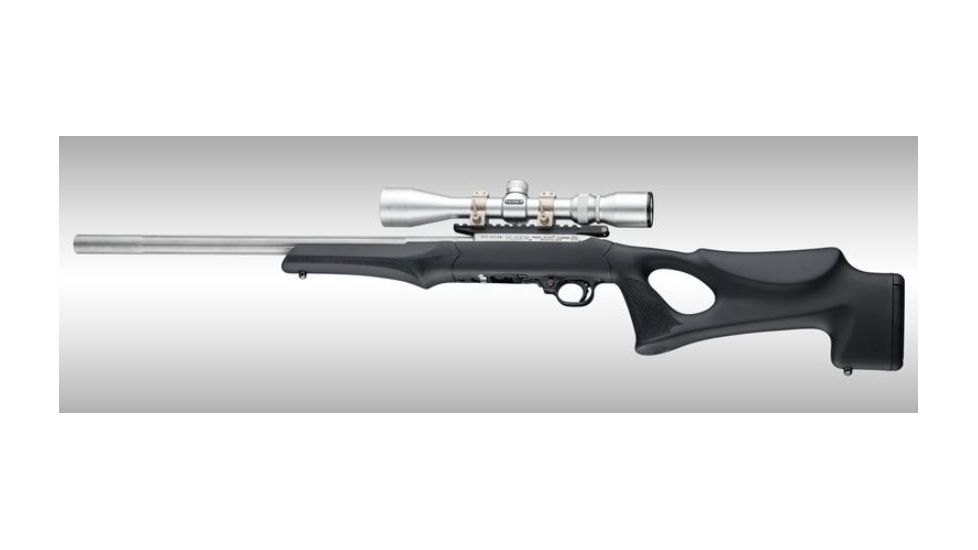 Hogue Ruger 10/22 Tactical OverMolded Stock w/ .920 Barrel Channel, Black, 22070
