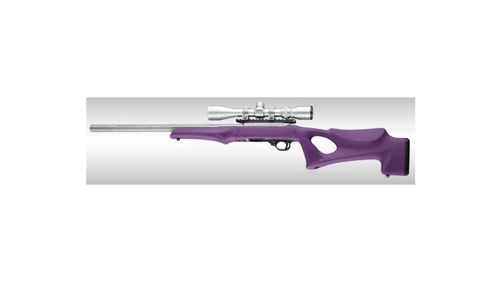 Hogue Ruger 10/22 Tactical OverMolded Stock w/ .920 Barrel Channel, Purple, 22076