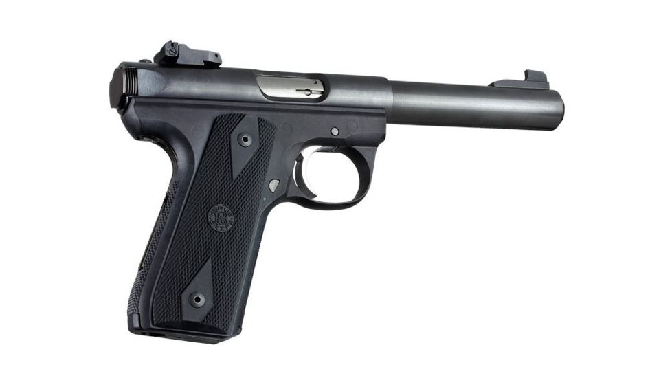 Hogue Ruger 22/45 RP Rubber Grip Panels,Black,Checkered w/Diamonds 82090