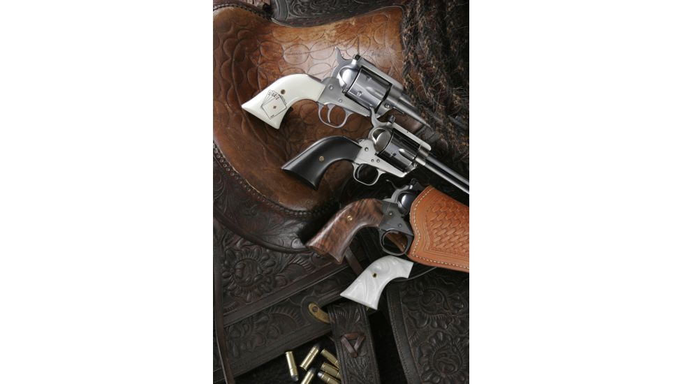 Hogue Grip, Colt Single Action, Black Pearl Cowboy Panels 50170