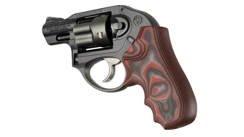 HOGUE Ruger LCR Enclosed Hammer Smooth G10, G-Mascus Red Lava, 78669
