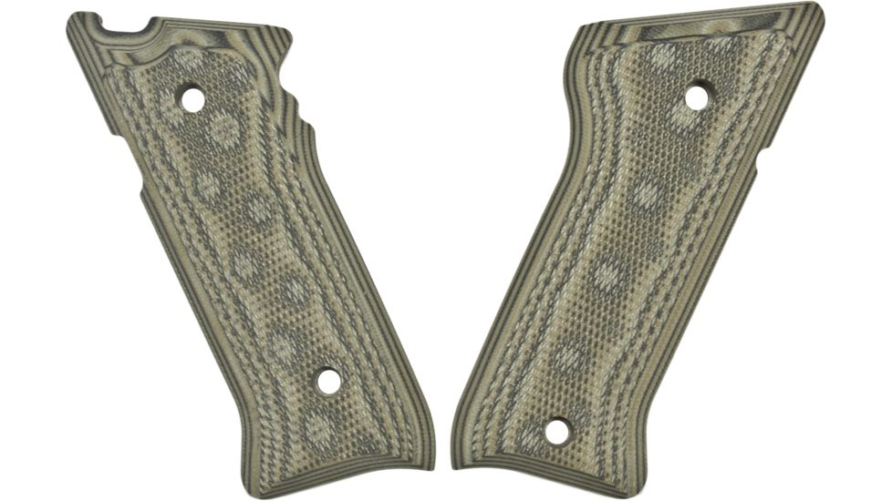 Hogue Ruger MK II / MK III Checkered G-10 - G-Mascus OD Green Camo 82178
