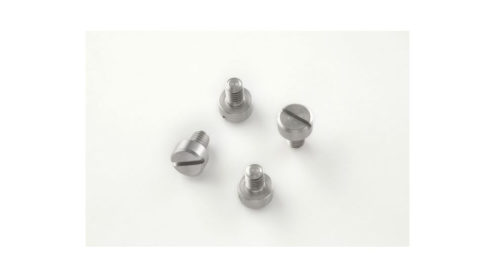 Hogue Ruger MK II MK III Screws (4) Slotted - Stainless Finish 82018