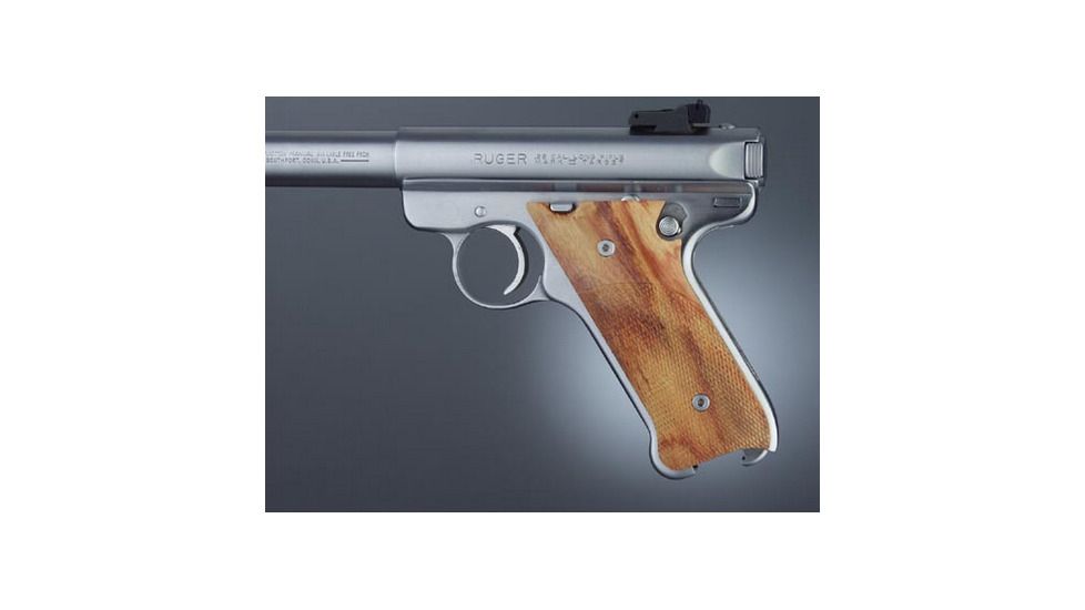 RUGER MK II TULIPWOOD CHECKERE