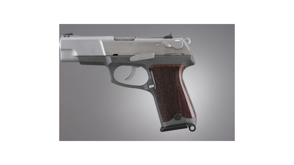 Hogue Ruger P85 - P91 Rosewood Checkered 85911