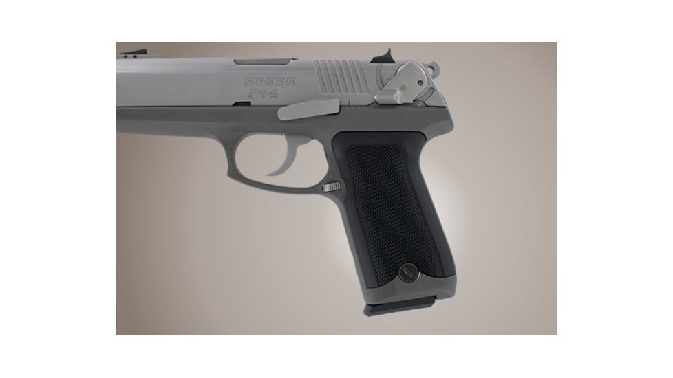 Hogue Ruger P94 Checkered G 10 Black 94179