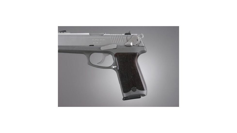 Hogue Ruger P94 Rosewood Checkered 94911