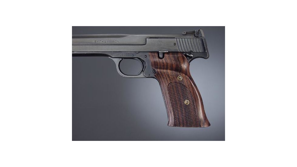 Hogue S&amp;W 41 Rosewood Left hand thumb rest checkered 41971