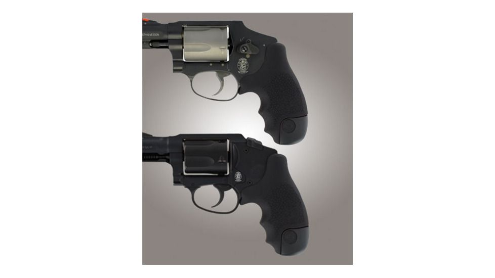 Hogue S&amp;W J Frame Round Butt Grip, Centennial/Body Guard Rubber, Tamer Grip 82286