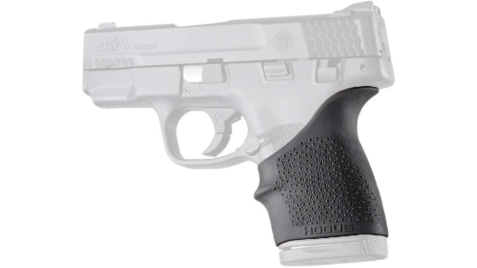 Hogue S&W M&P 45 Shield HandALL Beavertail Grip Sleeve, Black, 18300