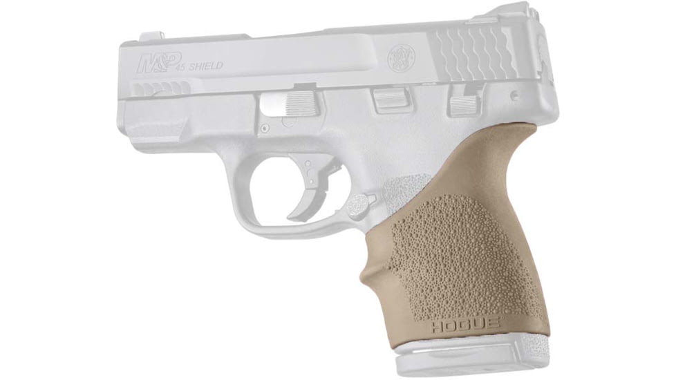 Hogue S&W M&P 45 Shield HandALL Beavertail Grip Sleeve, Flat Dark Earth, 18303